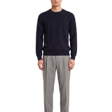 Maglione a girocollo in blu 