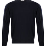 Maglione a girocollo in blu 