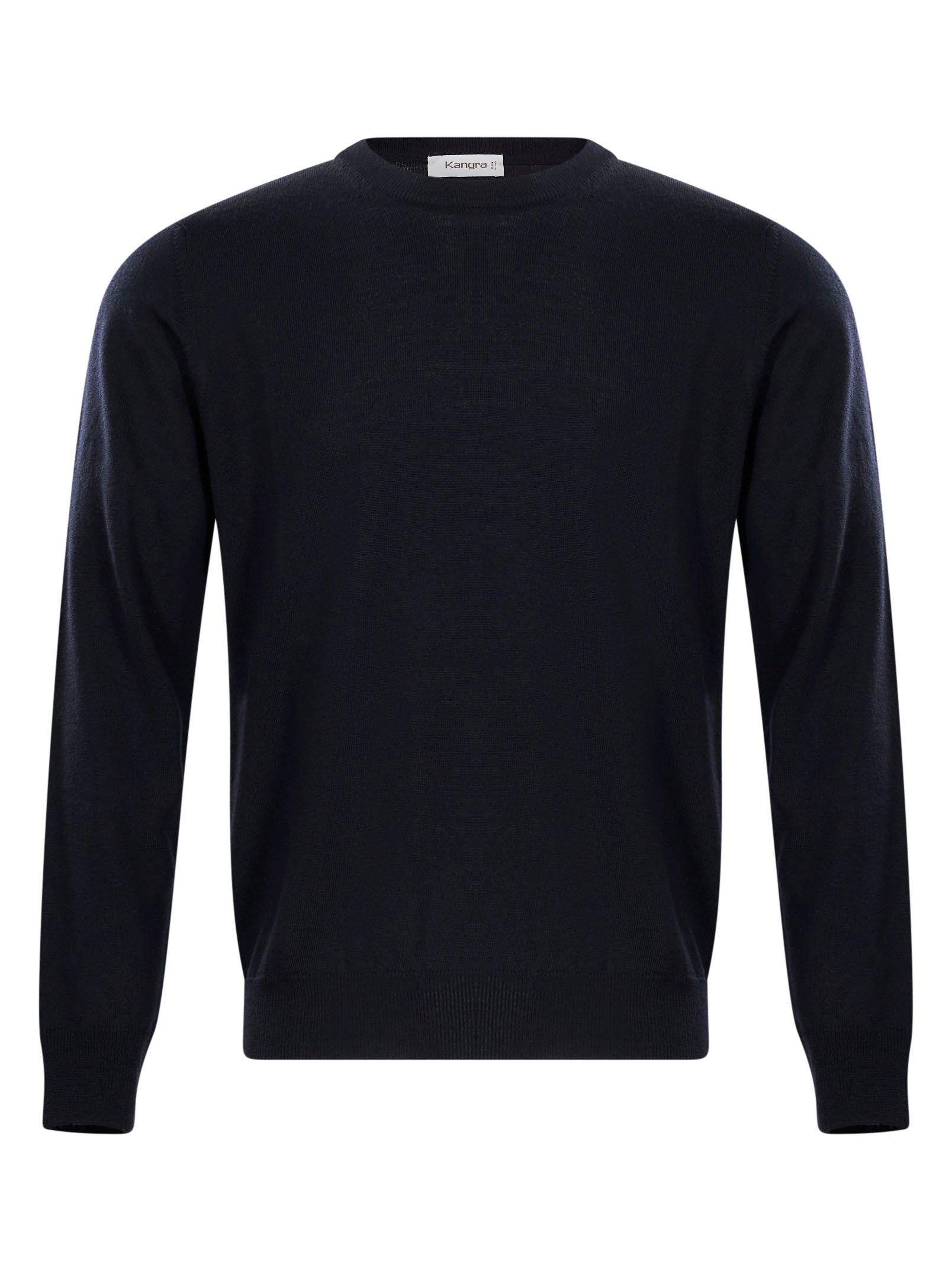 Maglione a girocollo in blu 