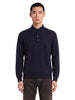 Polo a maniche lunghe in blu
