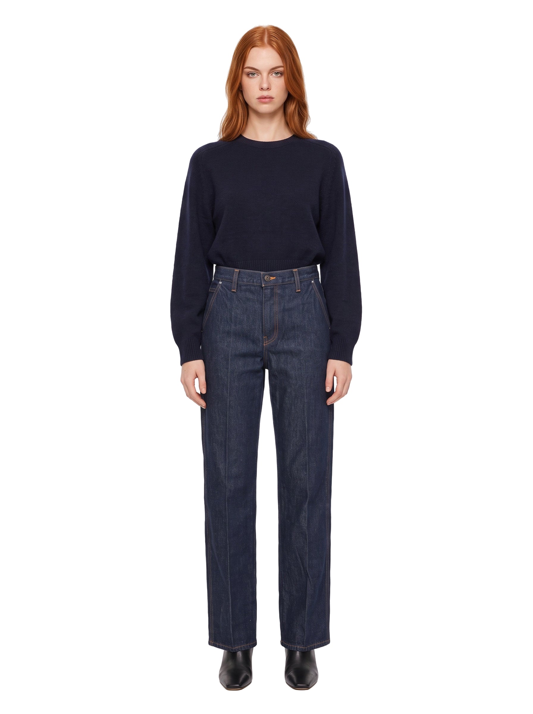 Jeans Rossi in blu 