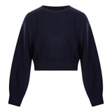 Maglione Masie cropped in blu 