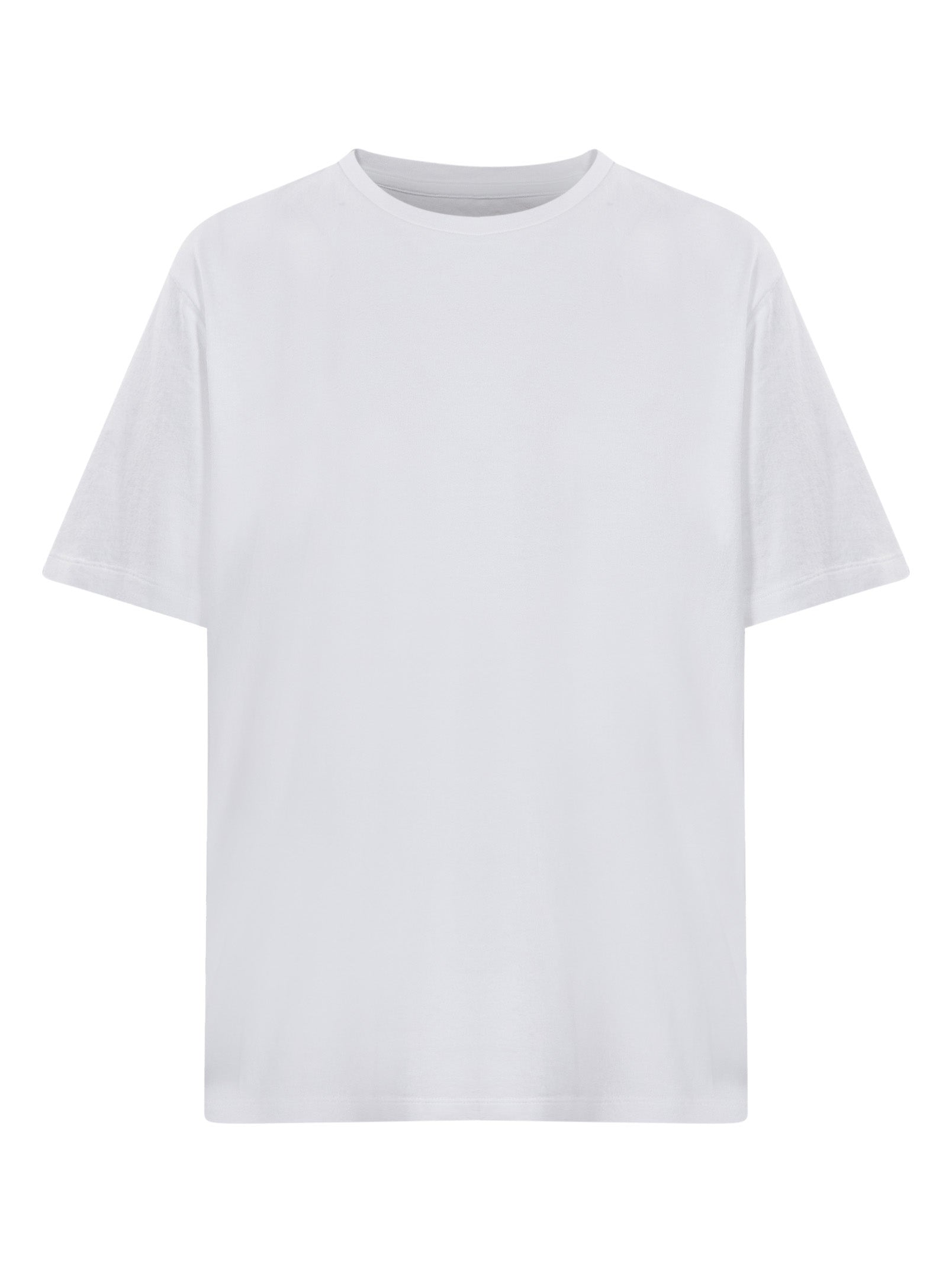 T-shirt con applicazione in bianco 