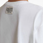 T-shirt con applicazione in bianco khaite - donna 