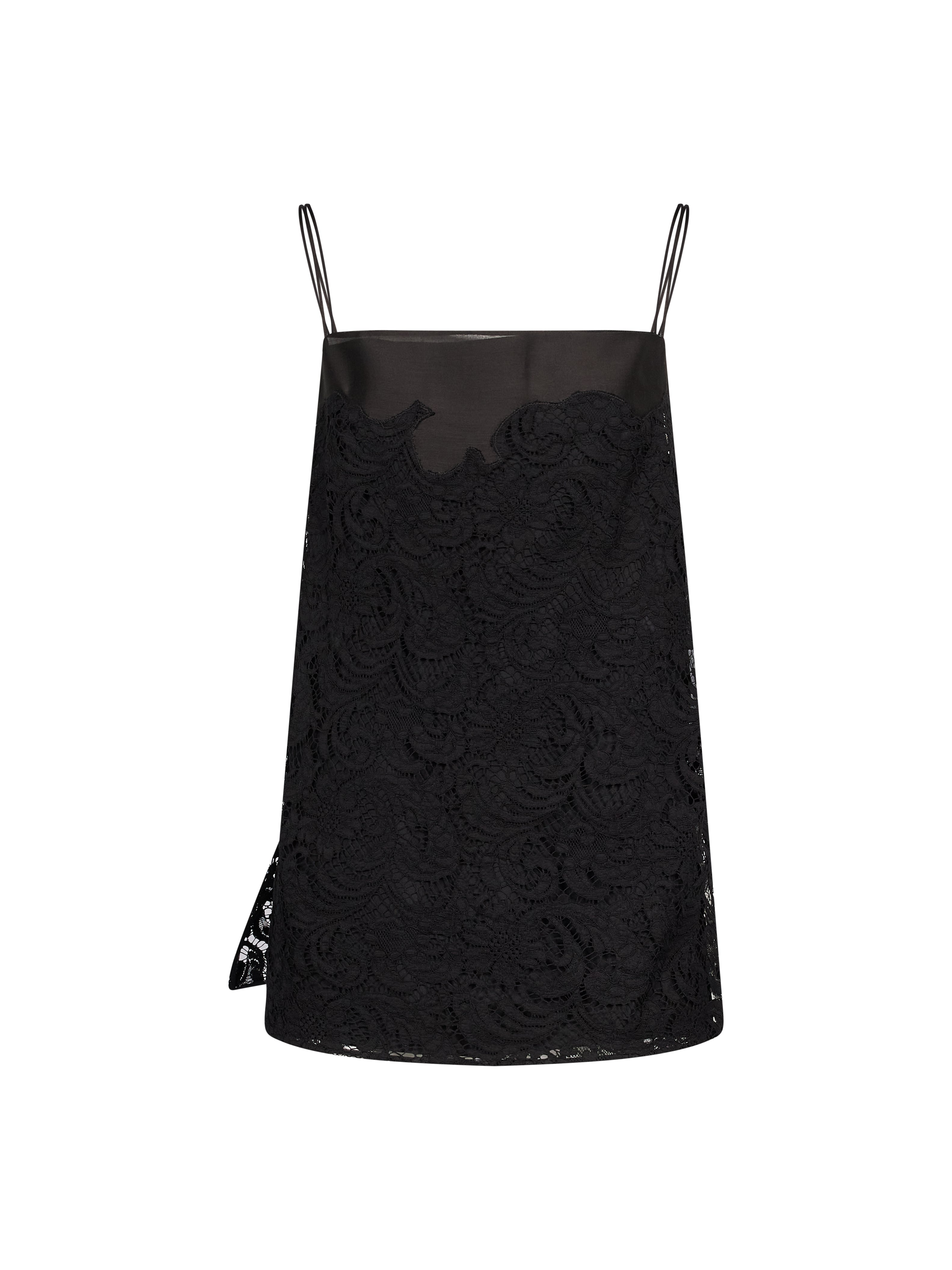Top Neema in pizzo nero 
