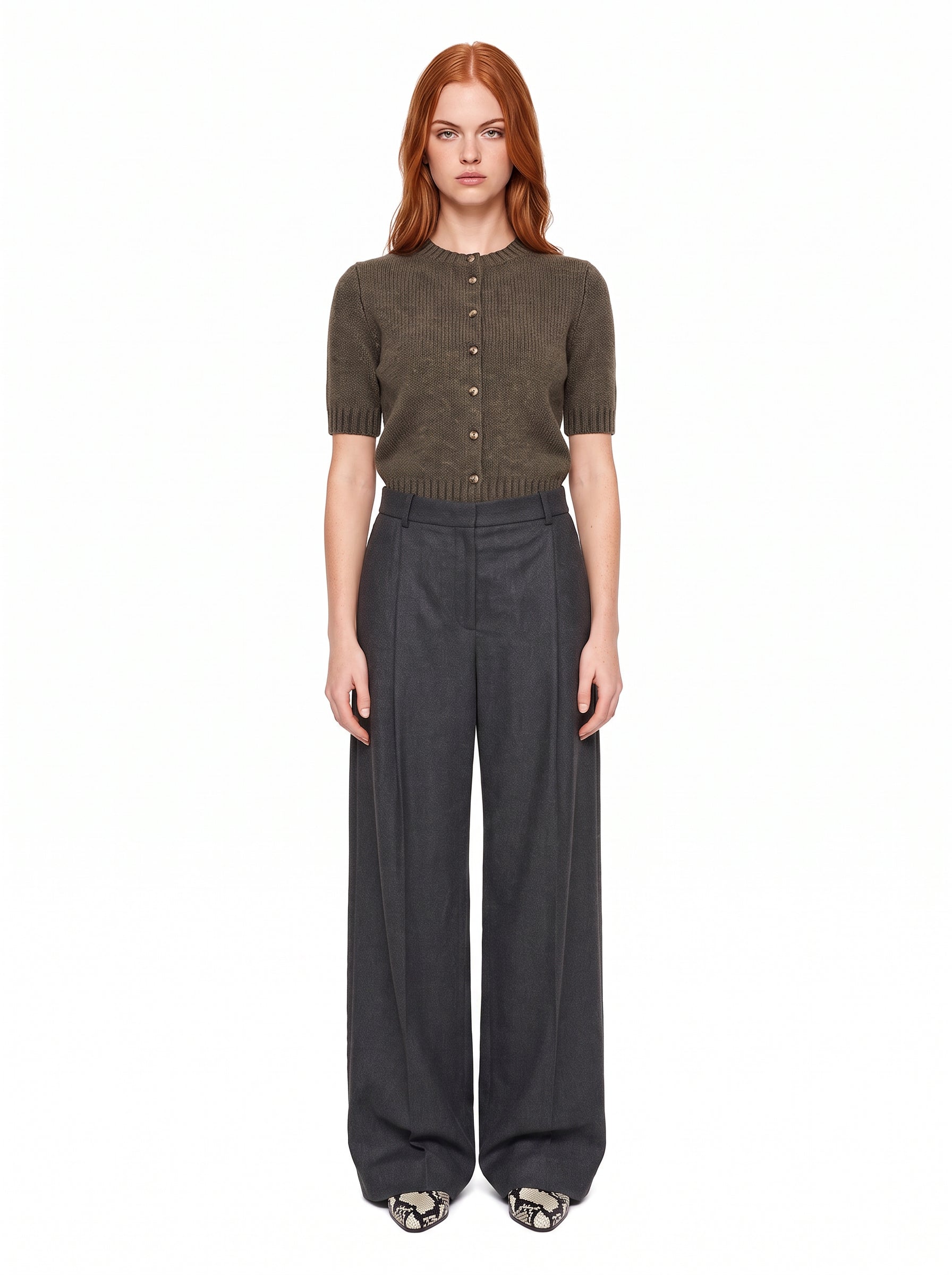 Pantaloni August in grigio 