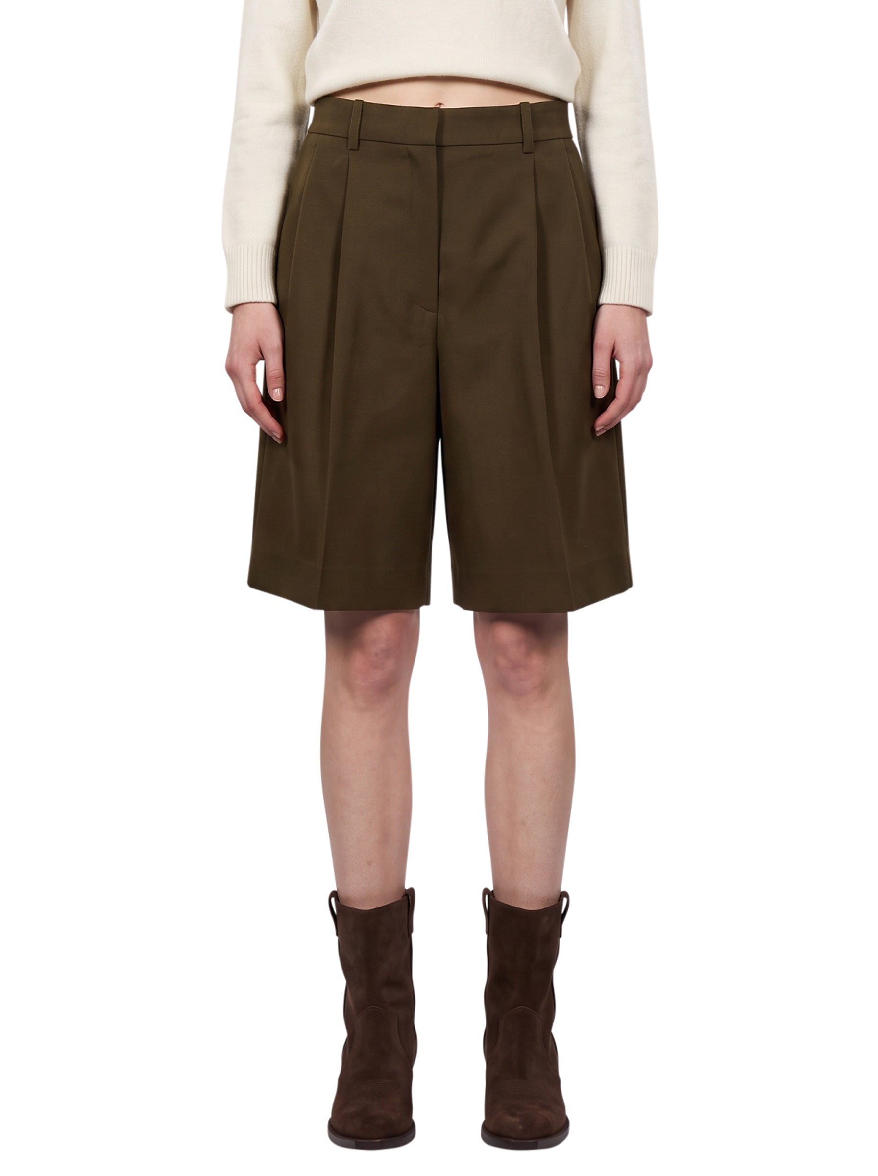 Short sartoriali Auggie in marrone 