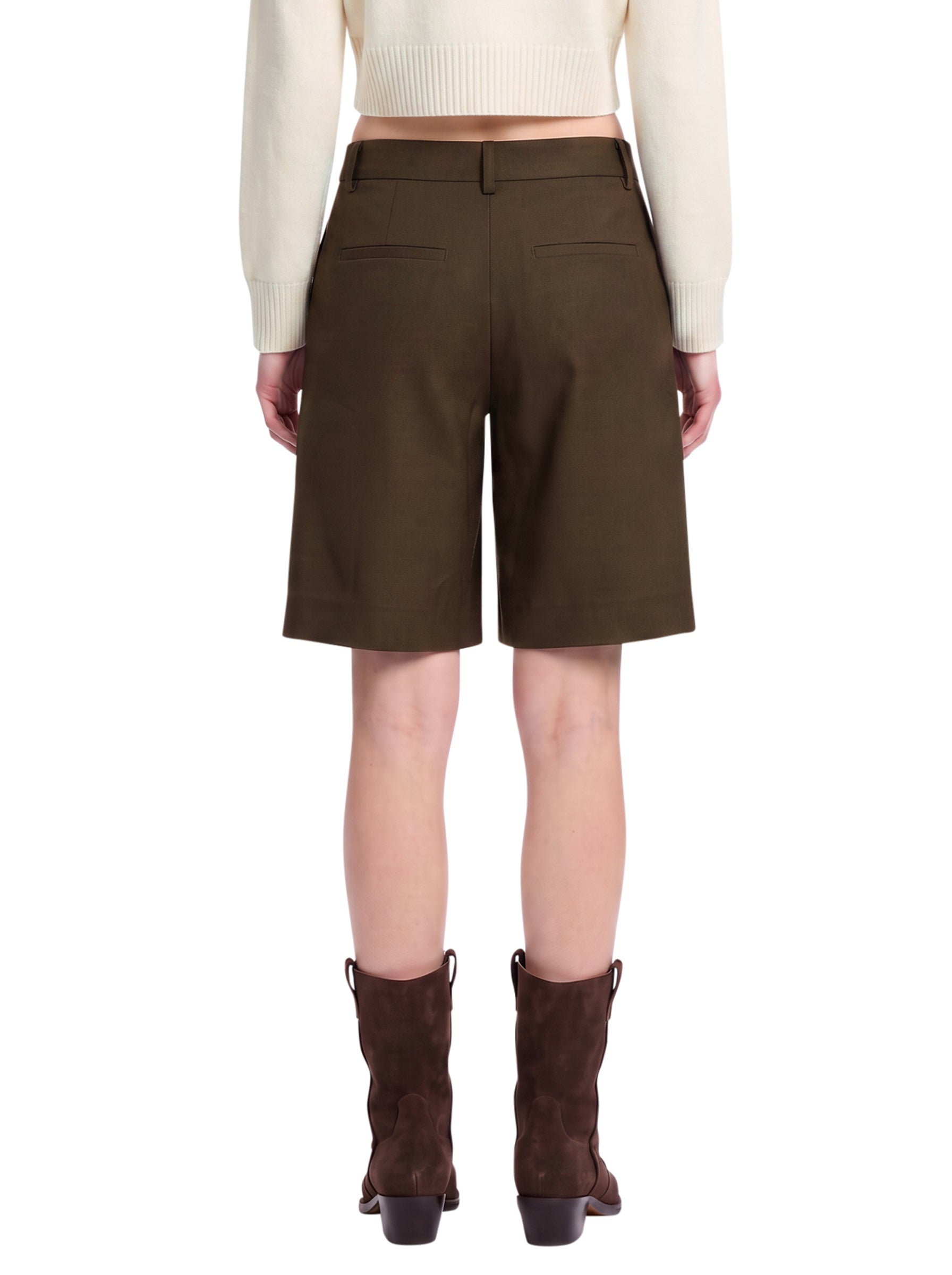 Short sartoriali Auggie in marrone 
