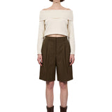 Short sartoriali Auggie in marrone 