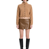 Gonna mini Jett in marrone 
