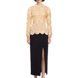 Gonna midi Luiza in nero 