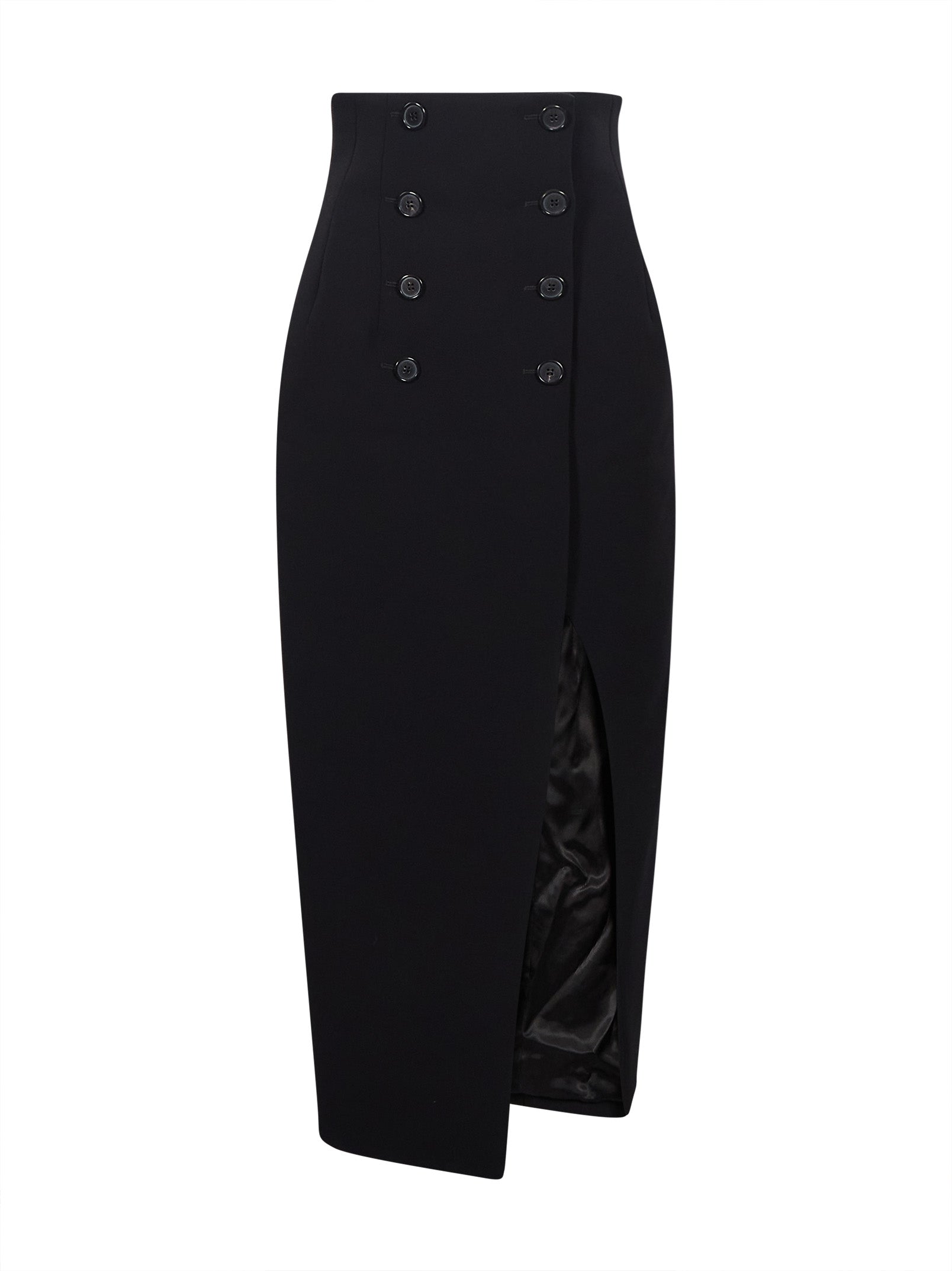 Gonna midi Luiza in nero 