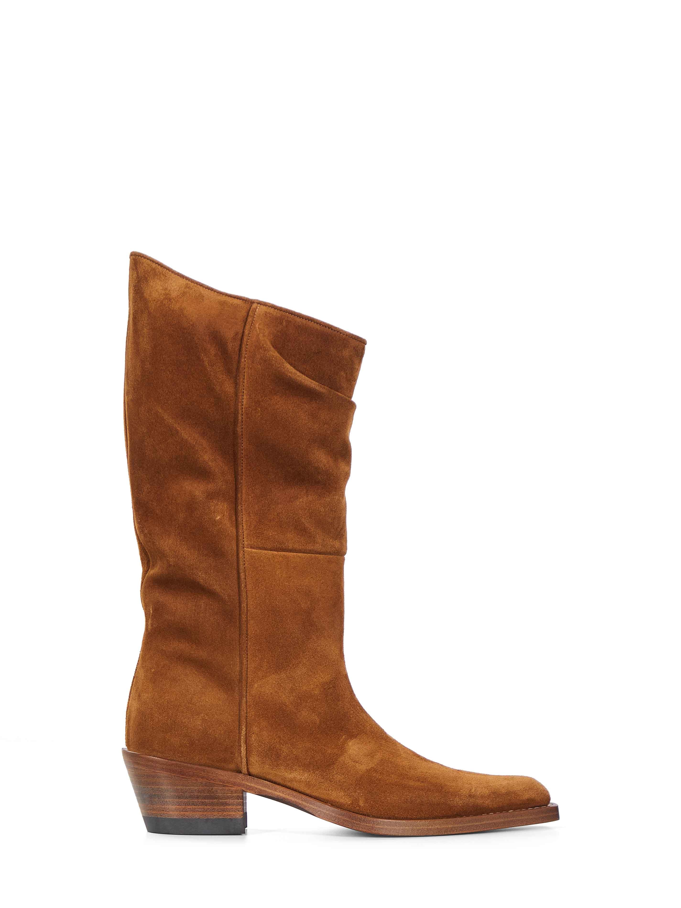 Stivali cowboy Clive in marrone 