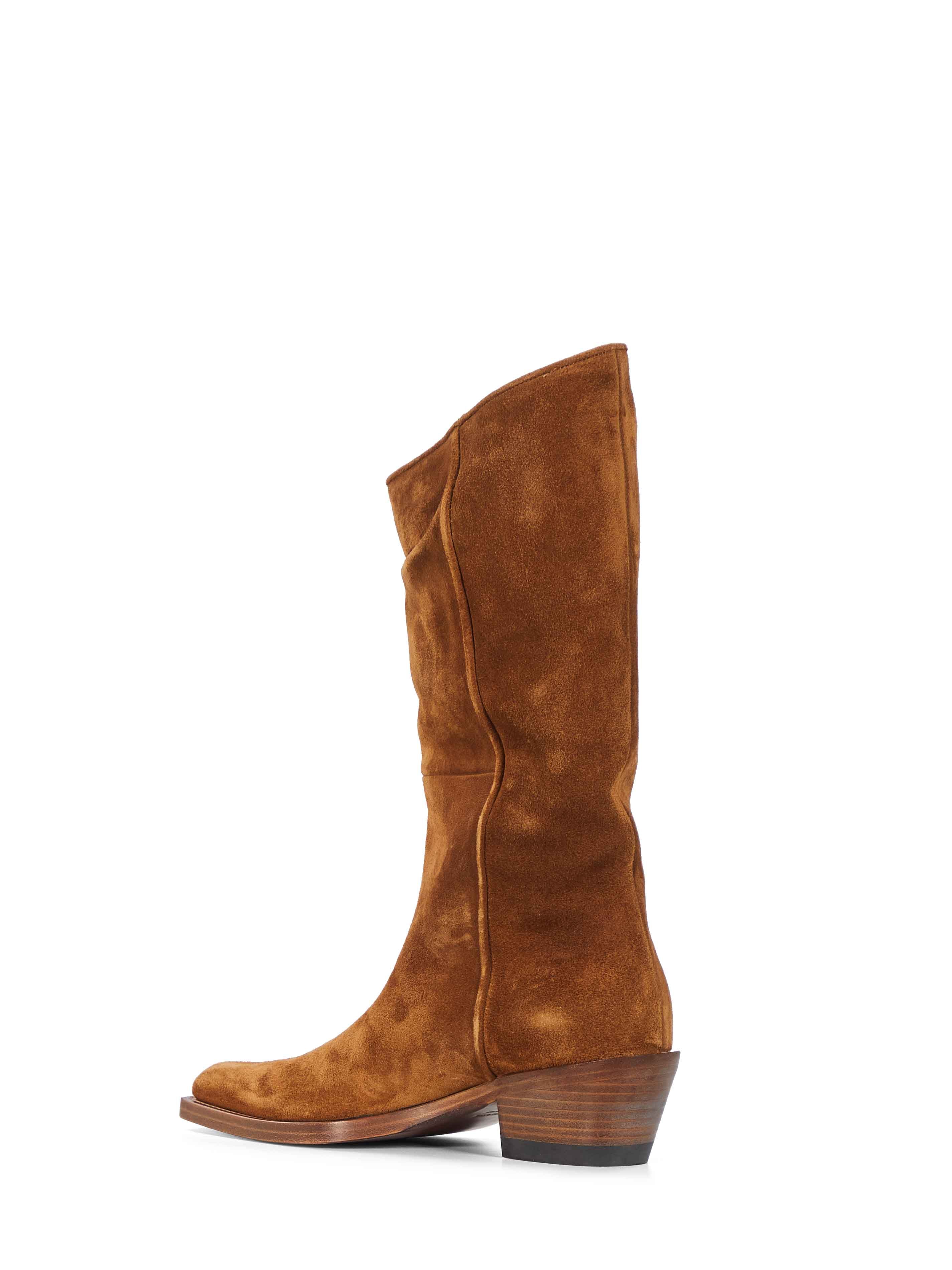 Stivali cowboy Clive in marrone 