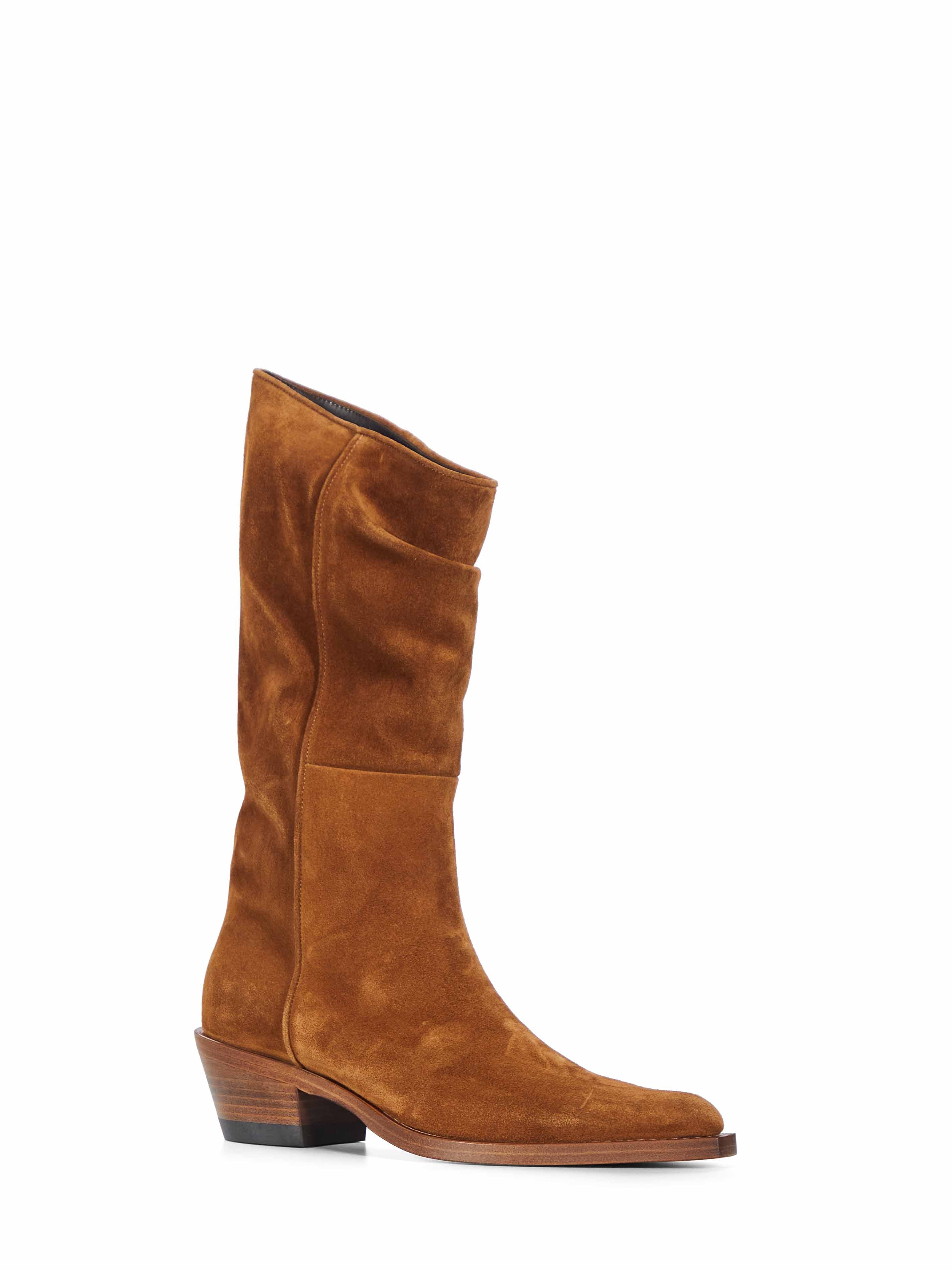 Stivali cowboy Clive in marrone 