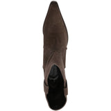 Stivaletti Clive in pelle scamosciata in marrone 