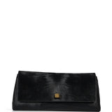 Clutch Audrey in cavallino in nero 
