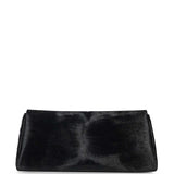 Clutch Audrey in cavallino in nero 