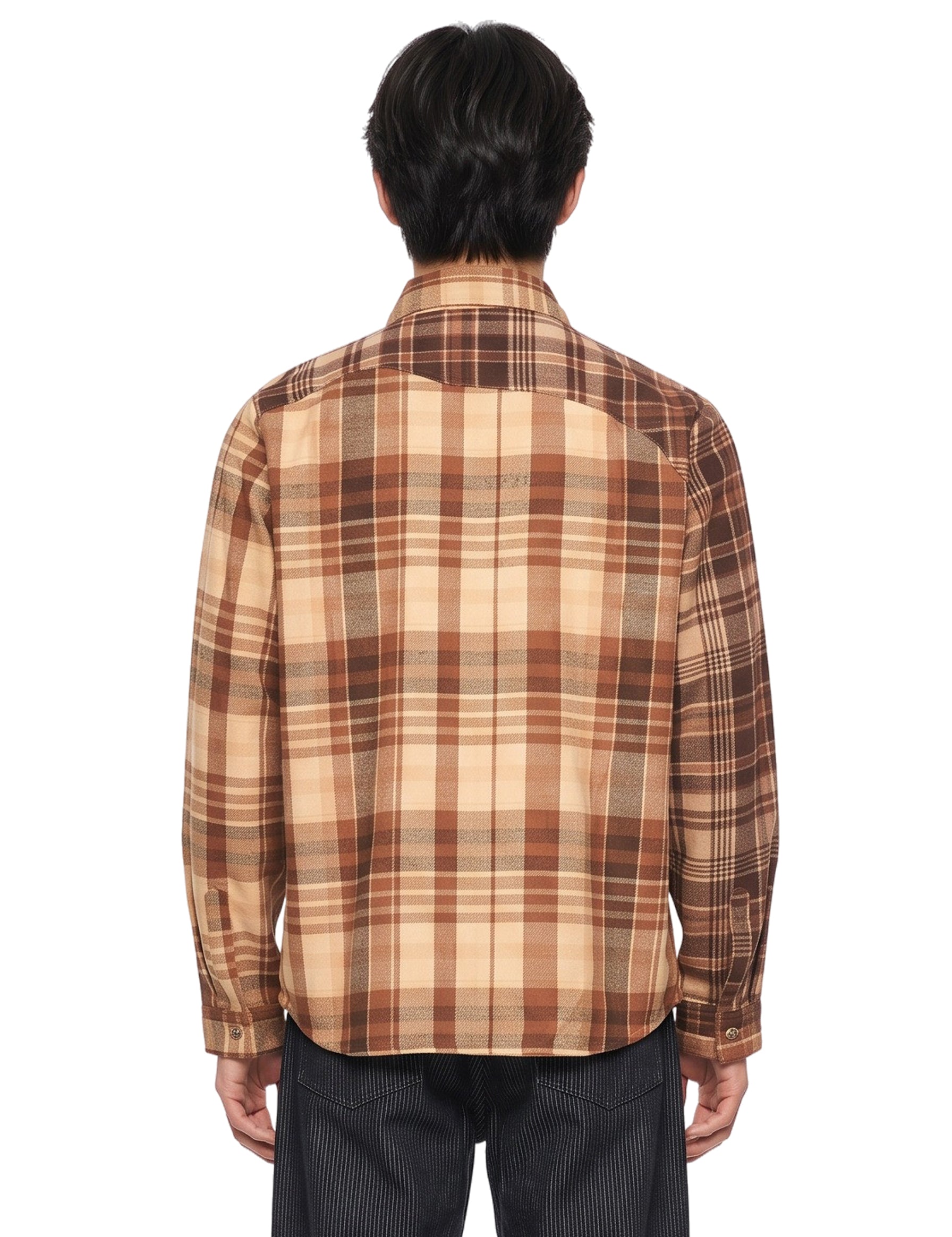 Camicia patchwork multicolor 