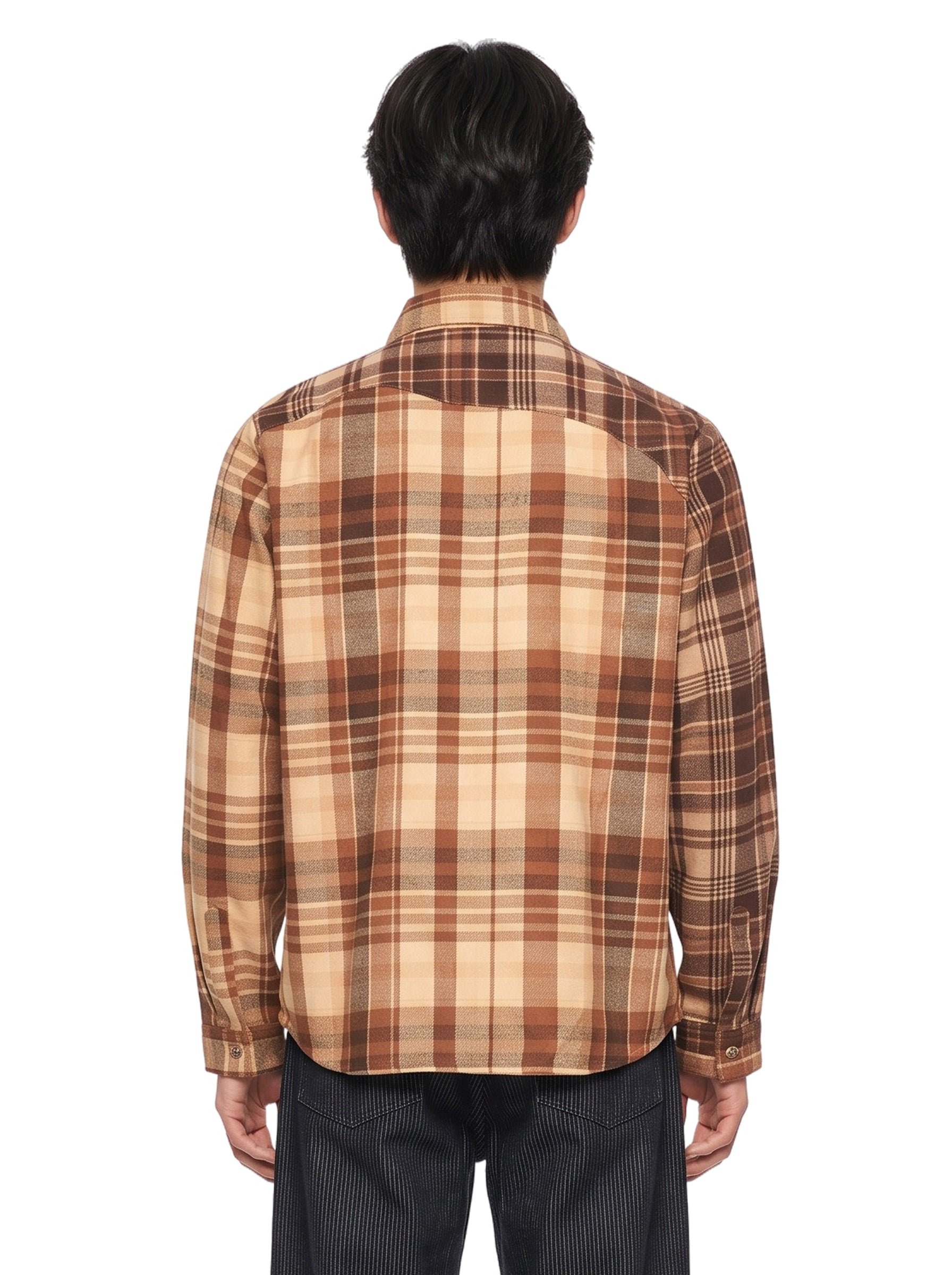 Camicia patchwork multicolor 