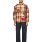 Camicia patchwork multicolor 