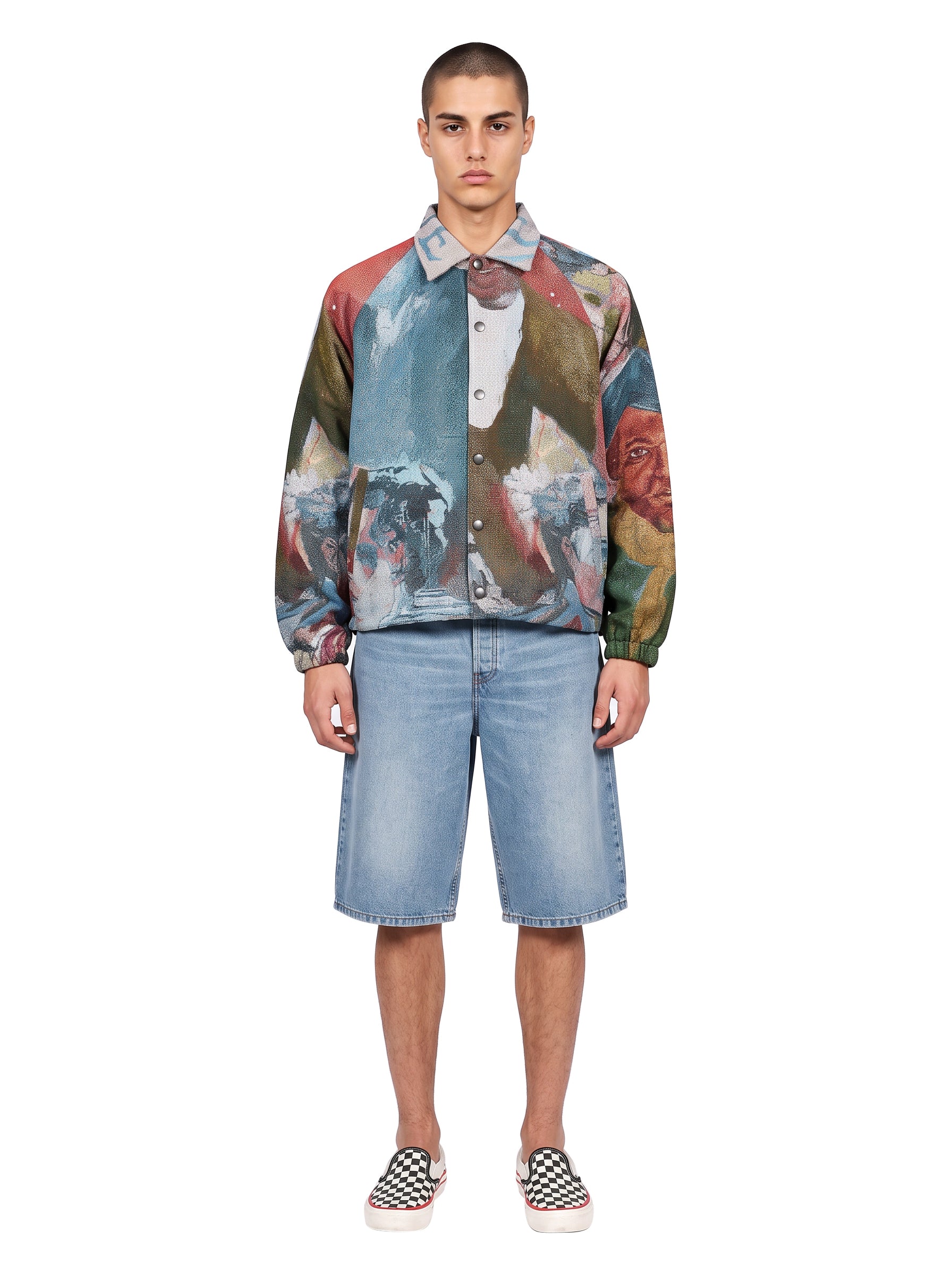 Giacca coach multicolor 