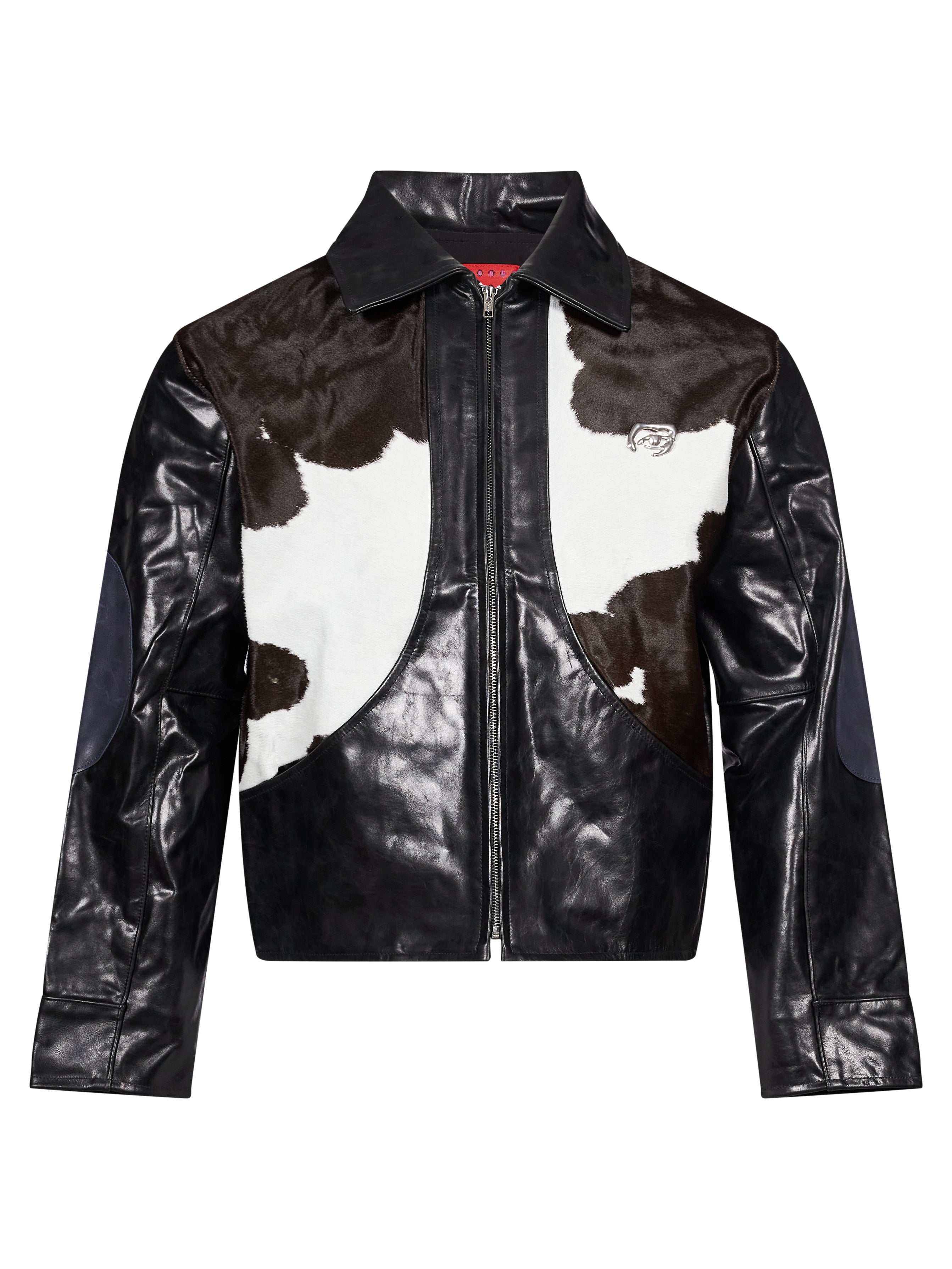 Giacca in pelle nera 