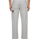 Pantaloni tuta con stampa in grigio 