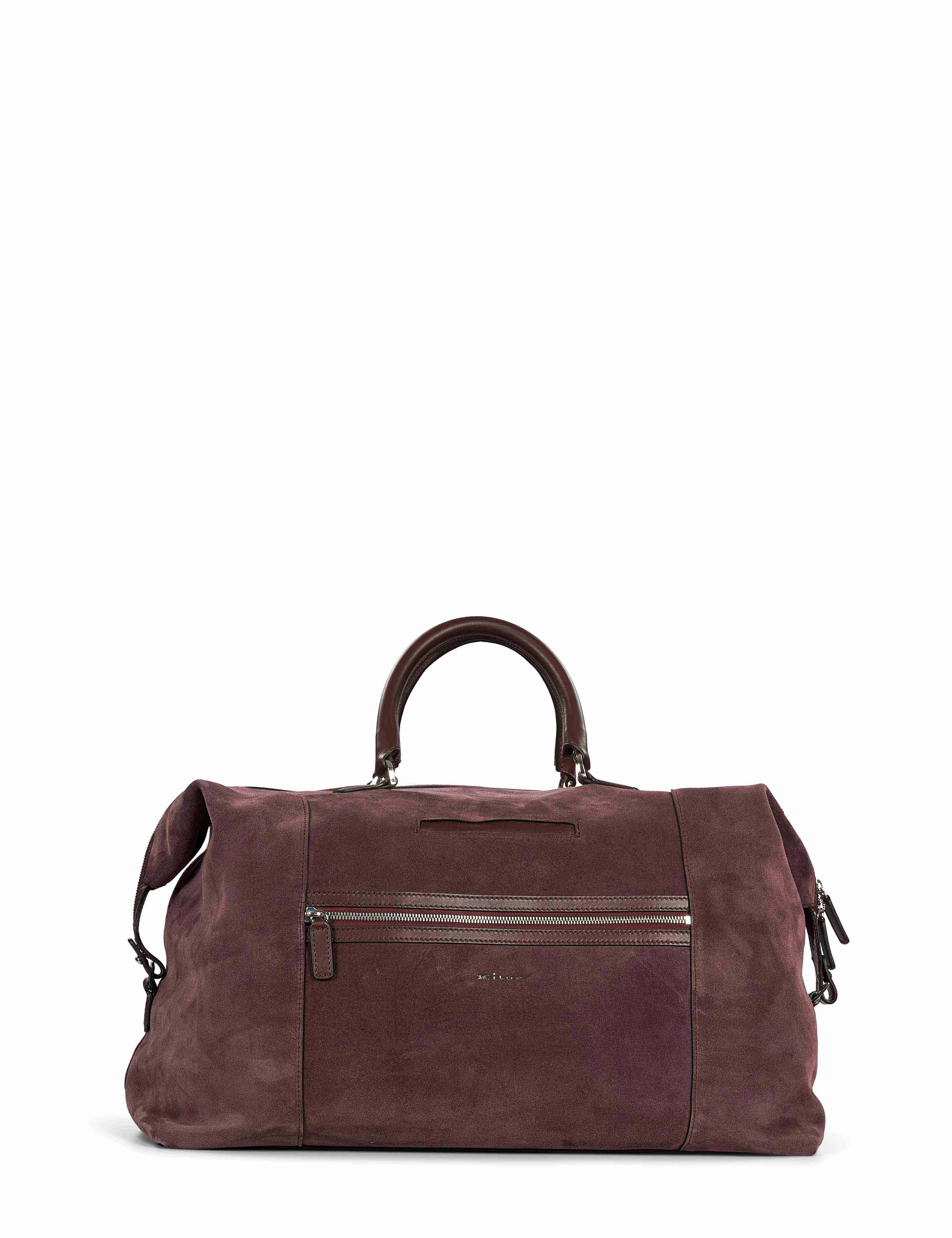 Borsa a mano in suede bordeaux 