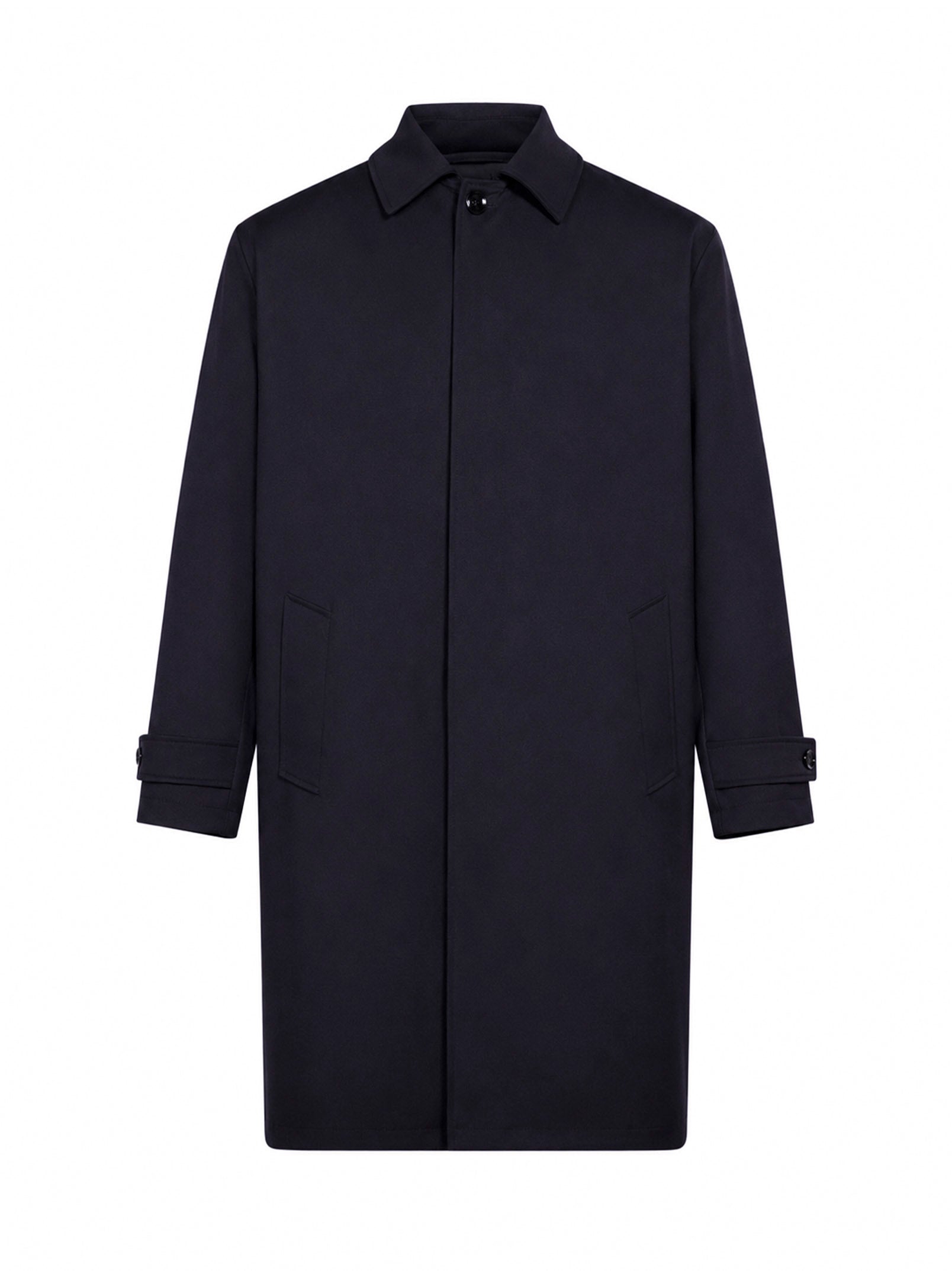 Cappotto monopetto in blu 