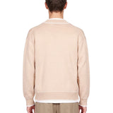 Cardigan in maglia avorio 