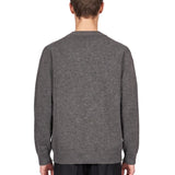 Cardigan in cashmere e seta grigio 