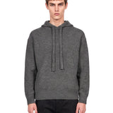 Felpa in maglia grigio 