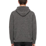 Felpa in maglia grigio 