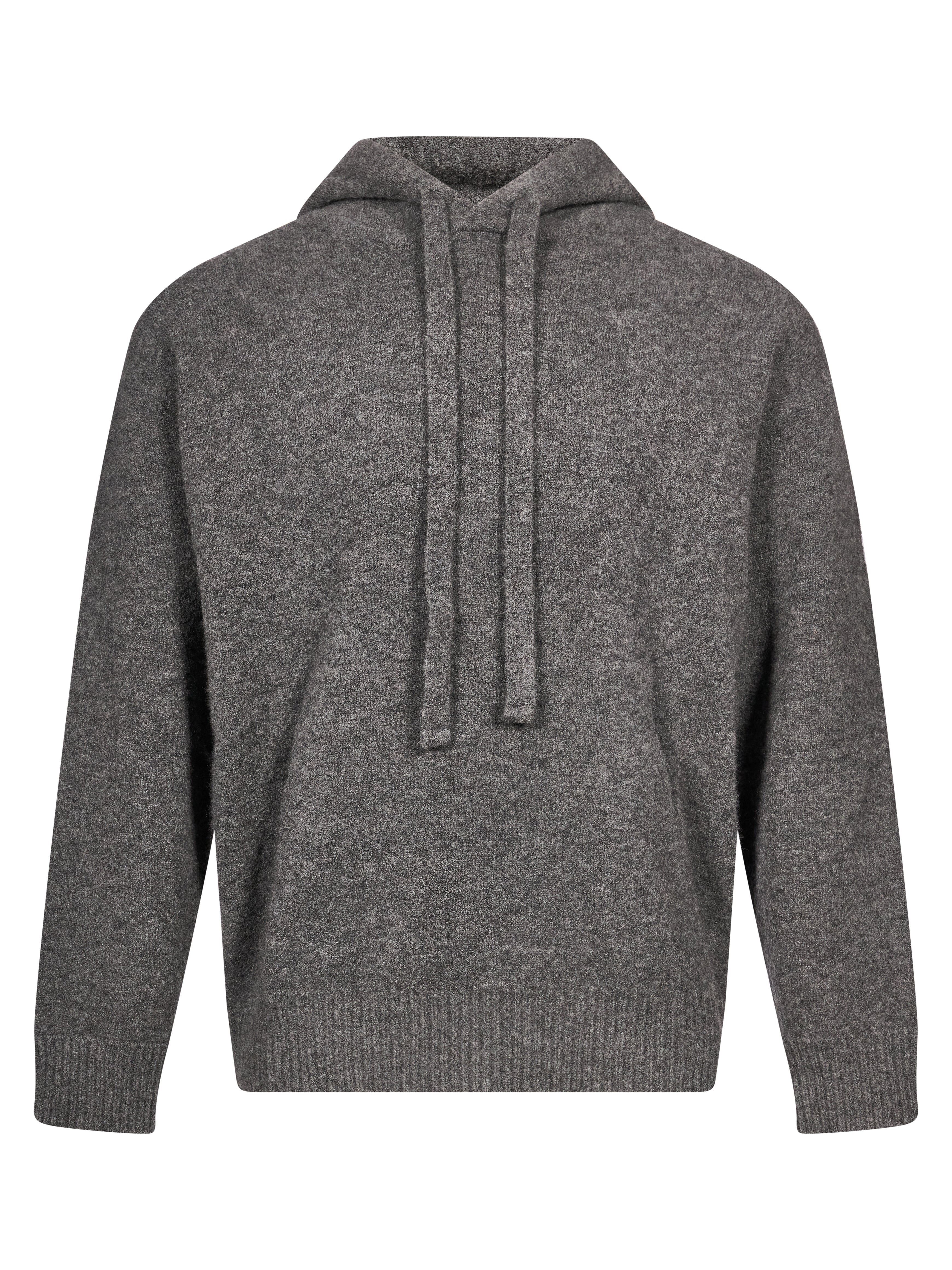 Felpa in maglia grigio 