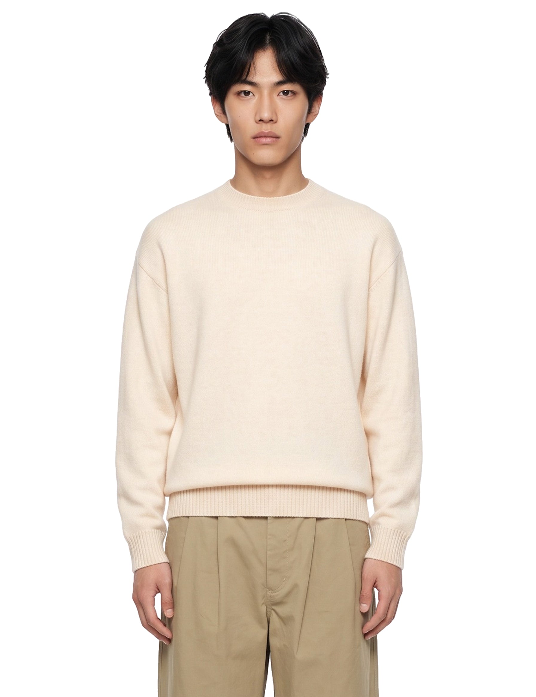 Maglia in cashmere avorio 