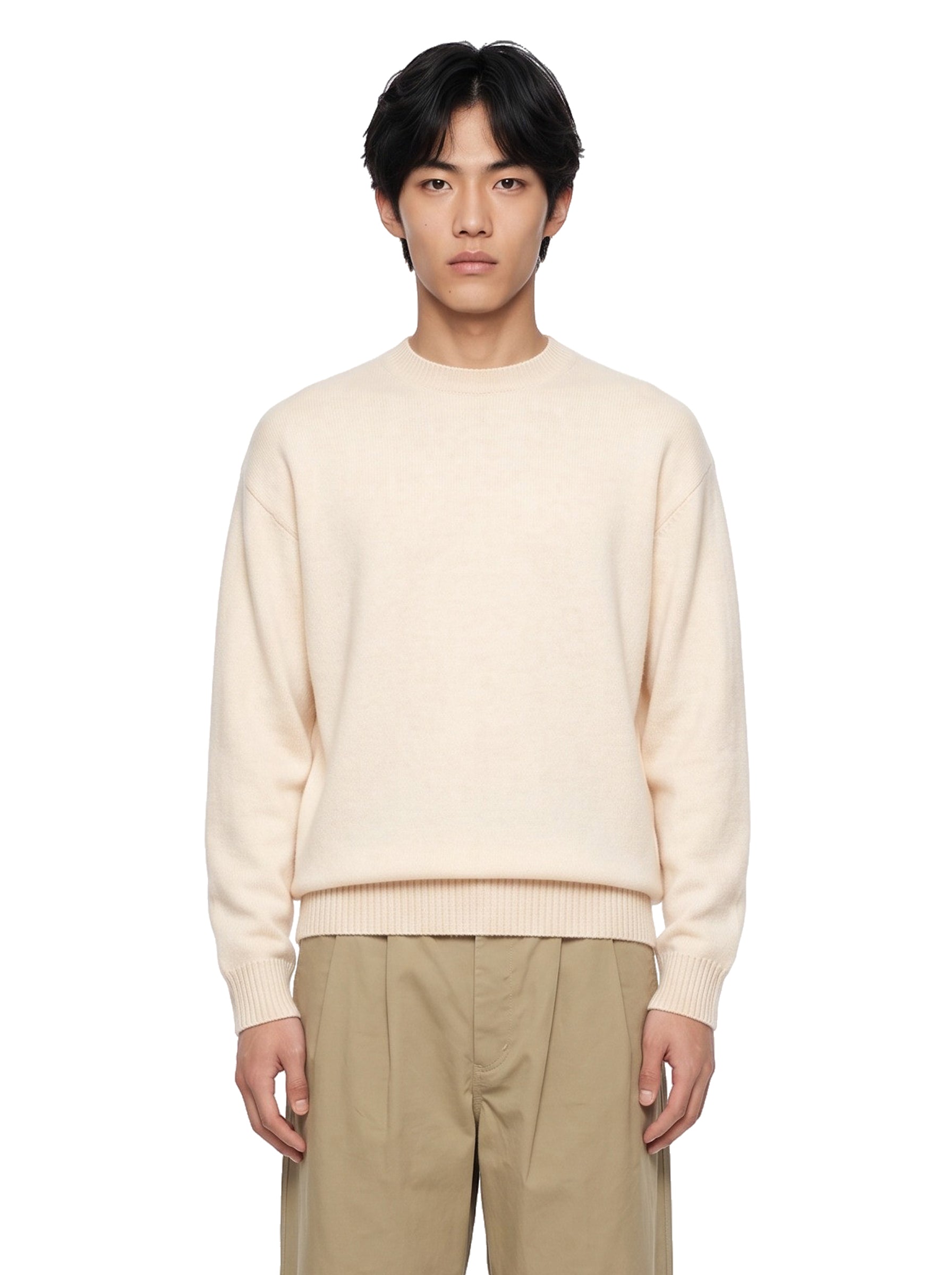 Maglia in cashmere avorio 