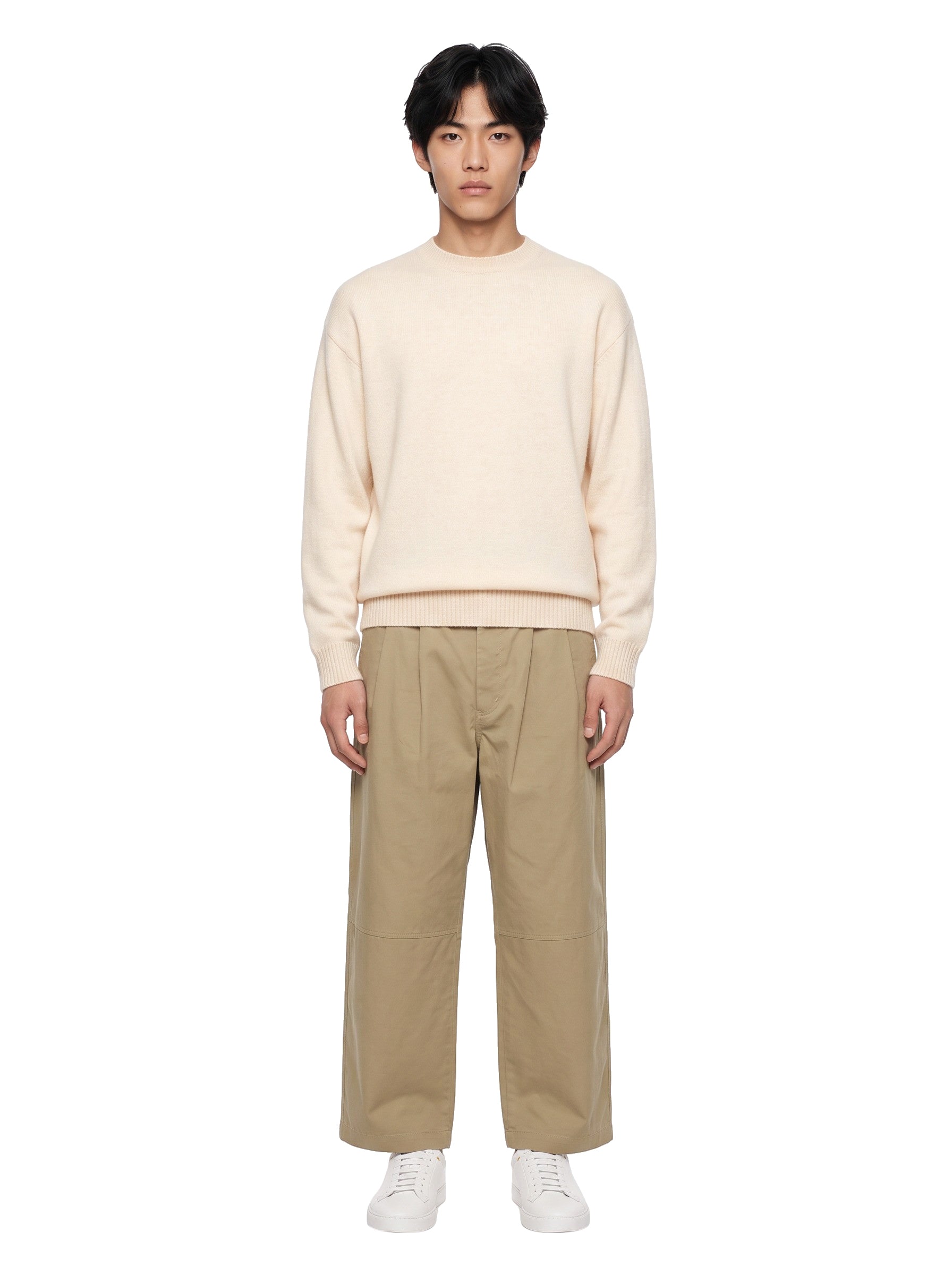 Maglia in cashmere avorio 