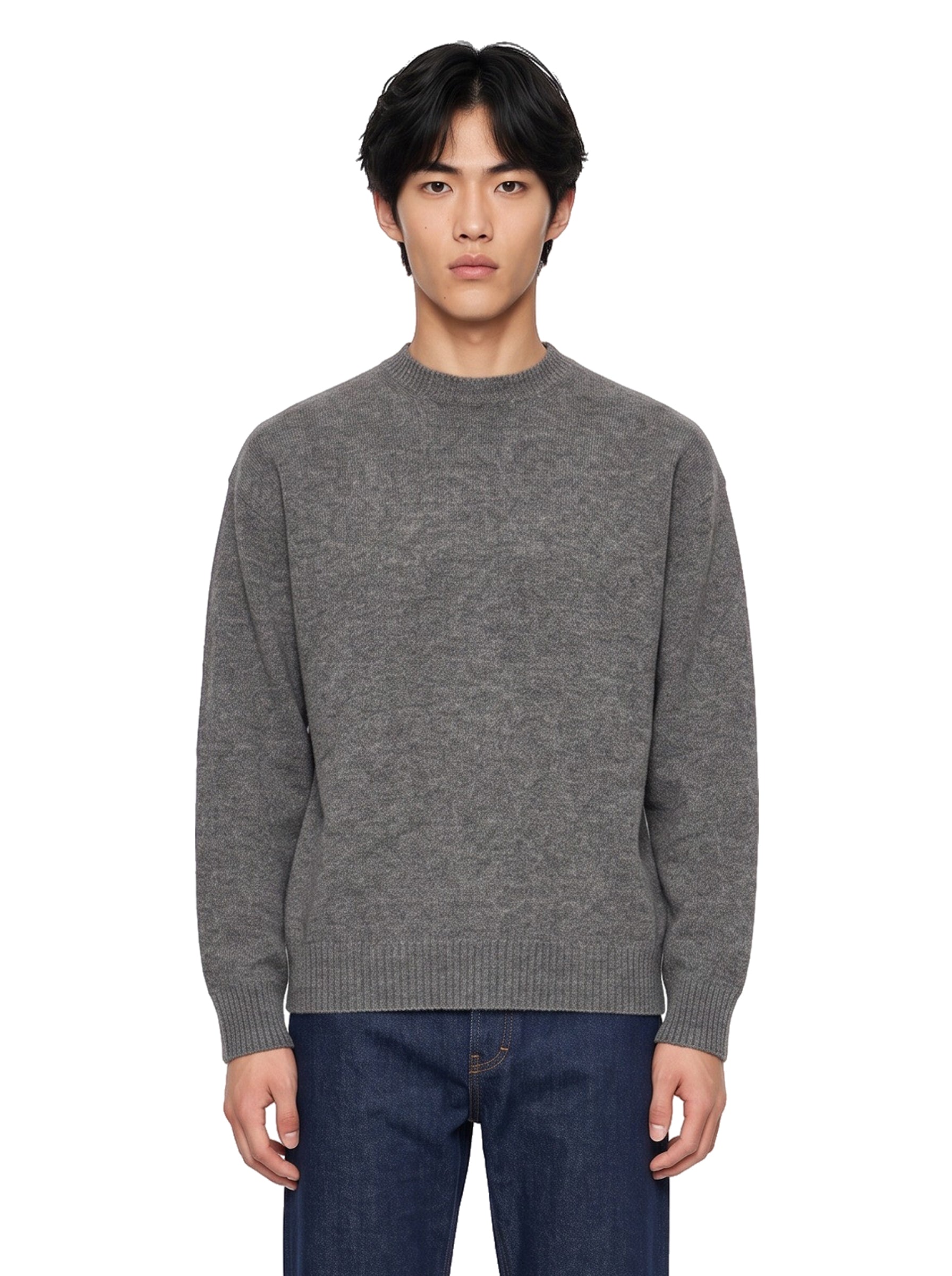 Maglia in cashmere grigio 