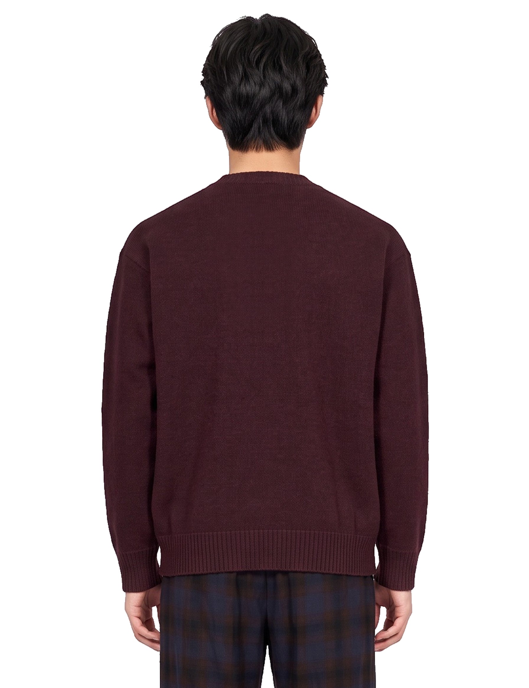 Maglia in cashmere viola 