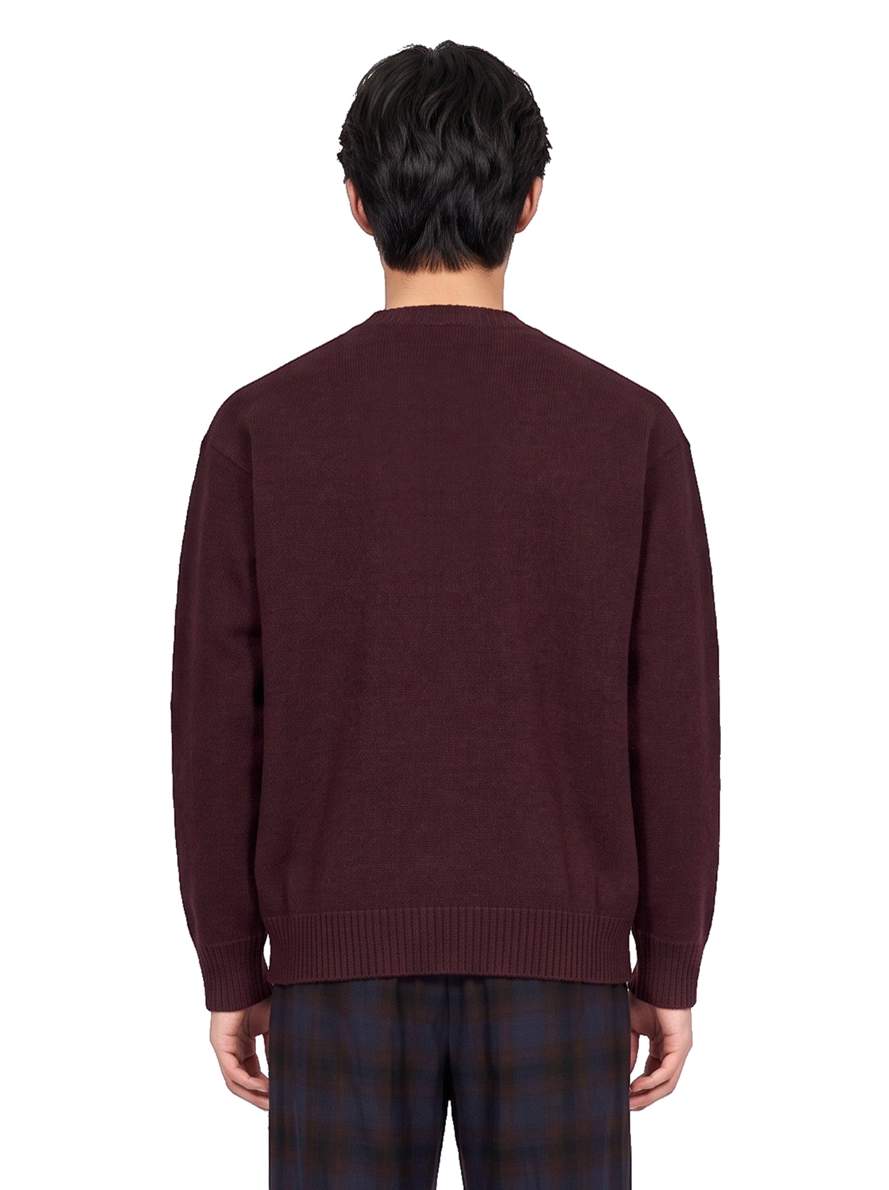 Maglia in cashmere viola 