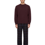 Maglia in cashmere viola 