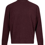 Maglia in cashmere viola 