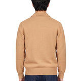 Polo in lana e cashmere nero 