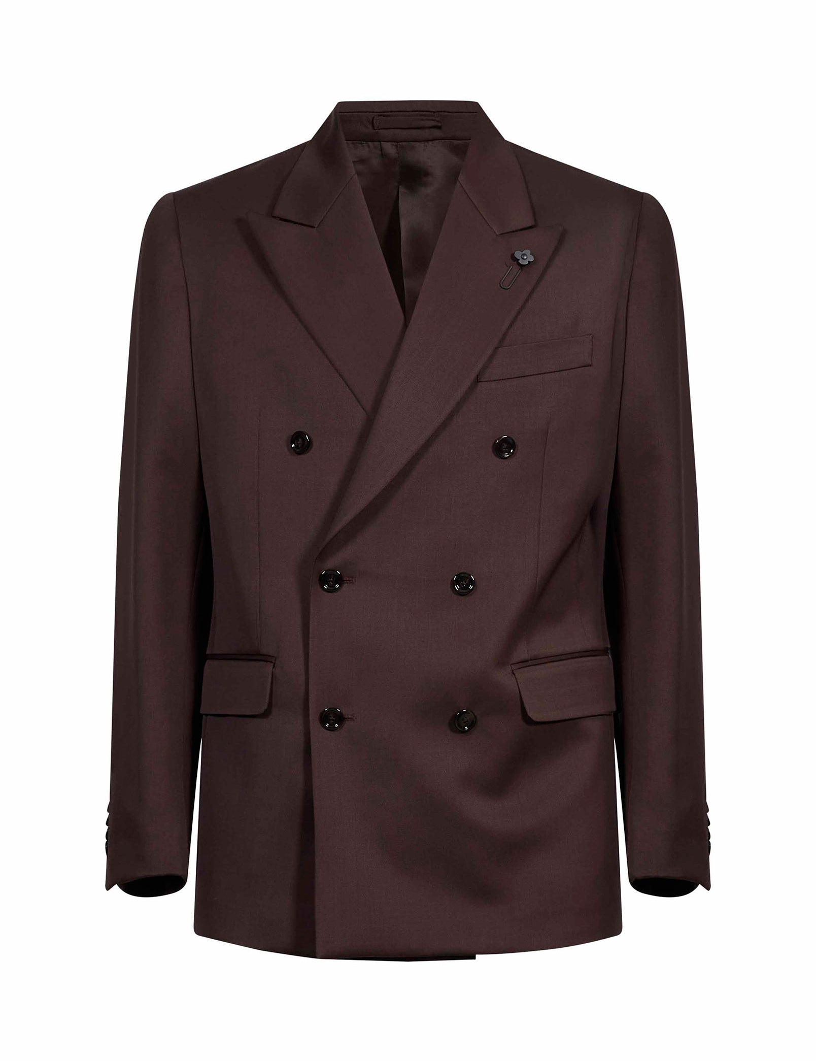 Completo doppiopetto in marrone 