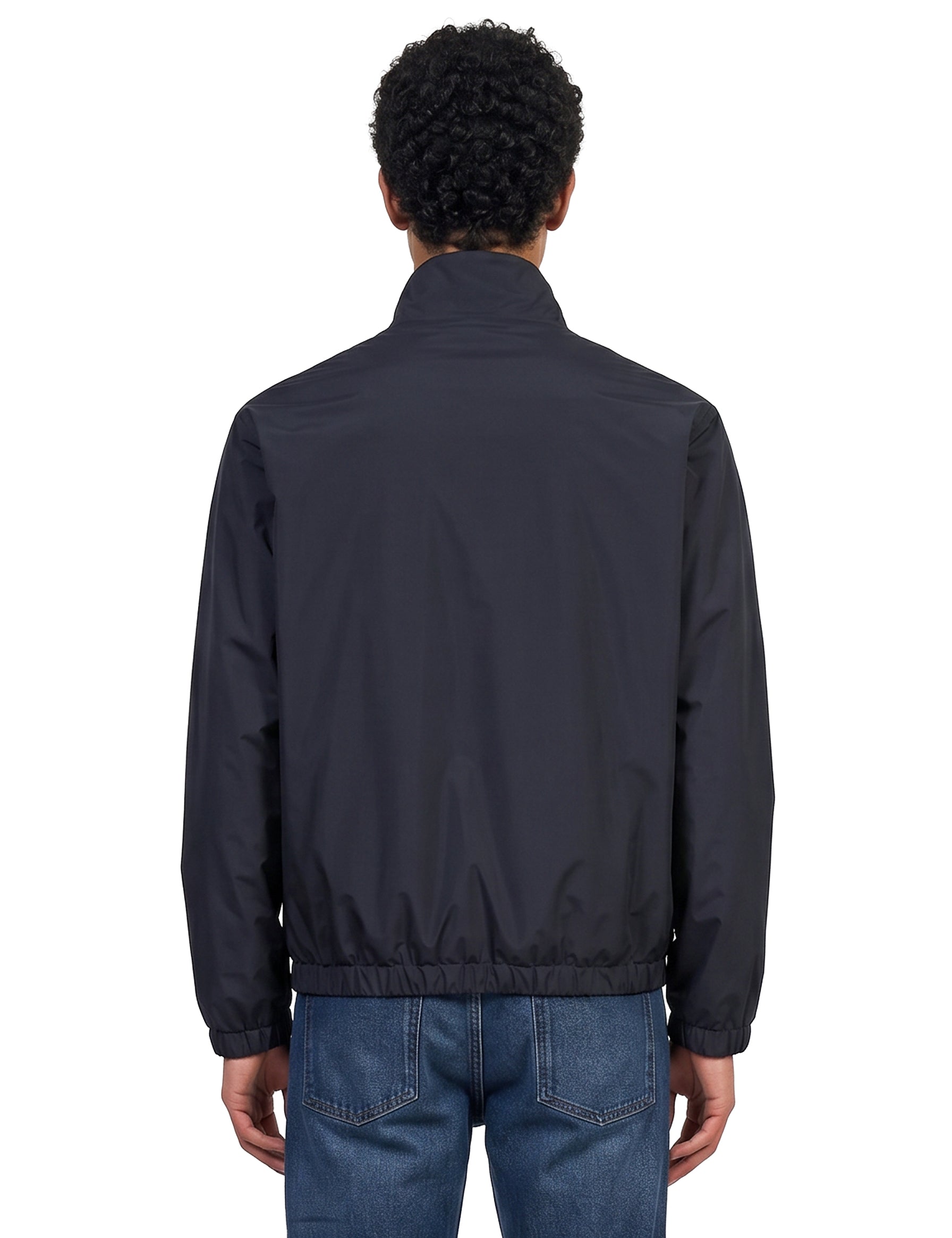 Giacca con zip in blu 