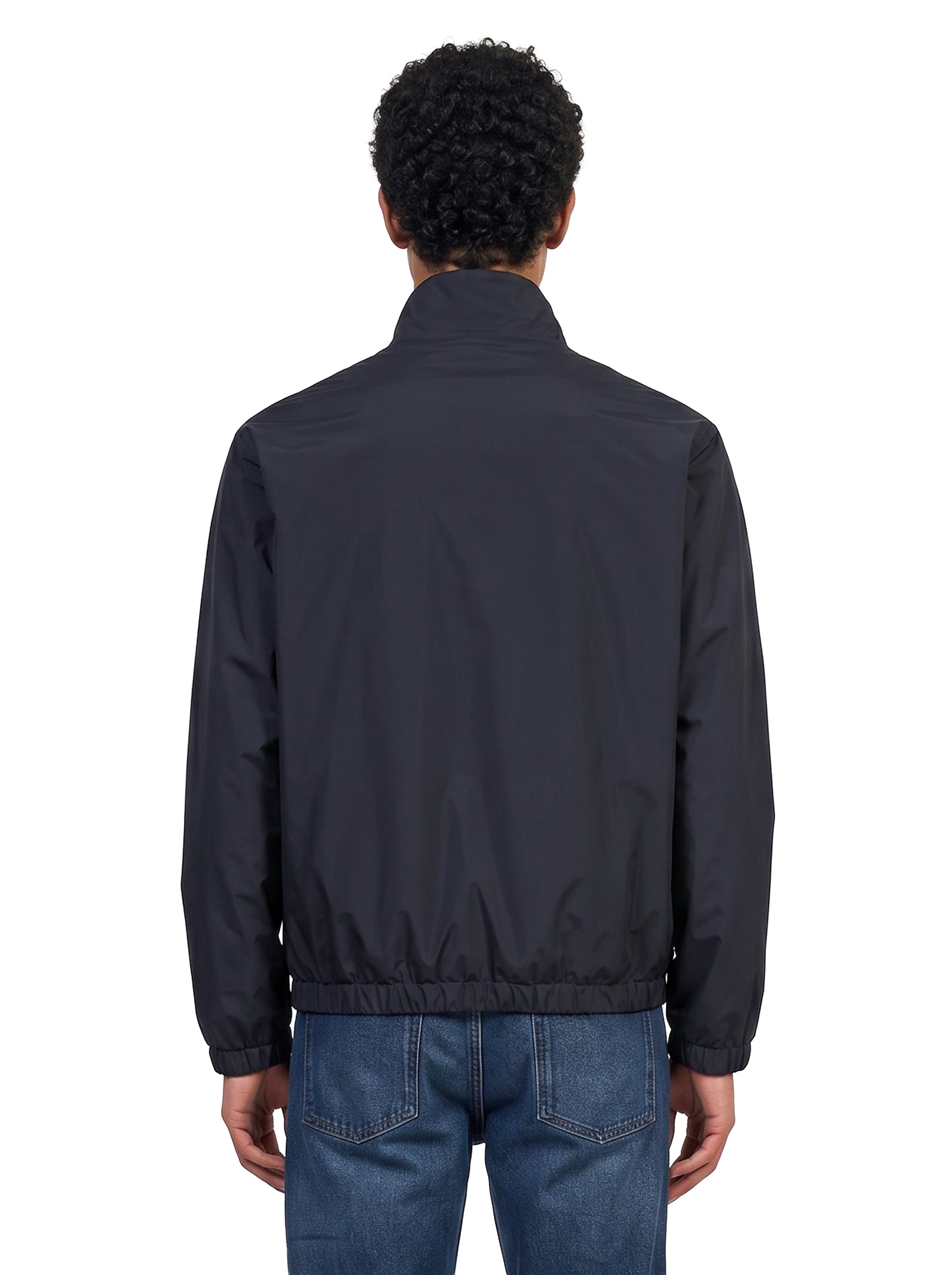 Giacca con zip in blu 