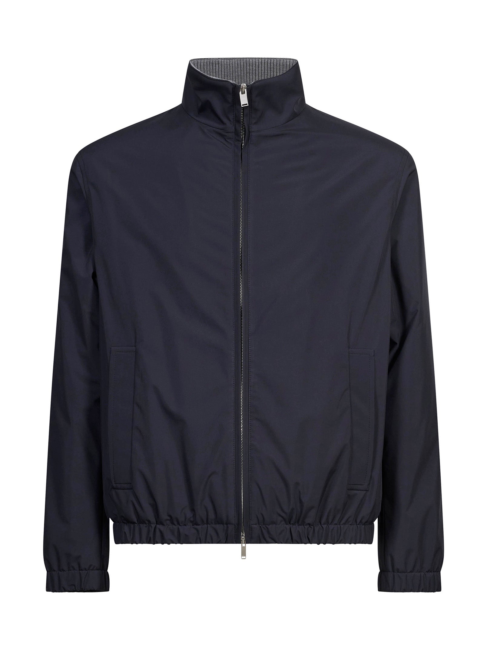 Giacca con zip in blu 