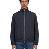 Giacca con zip in blu 