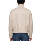 Giacca con chiusura nascosta in grigio<BR/> 